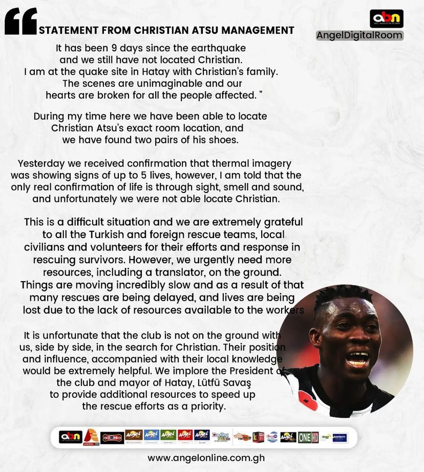 Christian Atsu's Agent Nana Sechere