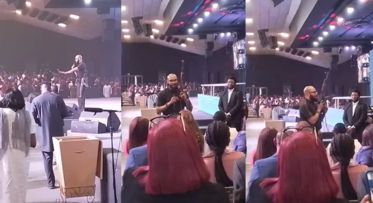 VIRAL VIDEO: Nigerian Pastor Preaches While Holding AK47; Says He Came Prepared