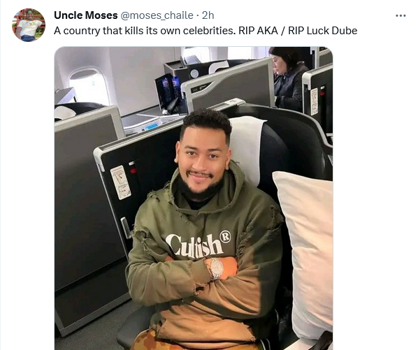 AKA Shot And Killed - South Africans React To Rapper's De@th On Twitter