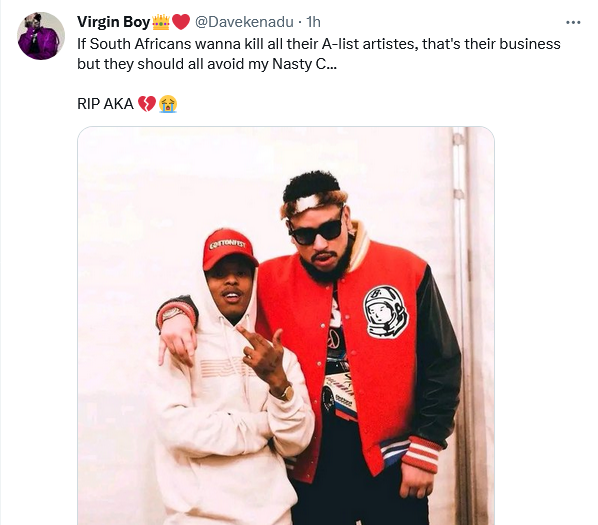 AKA Shot And Killed - South Africans React To Rapper's De@th On Twitter