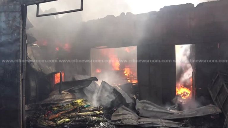 Several Property Destroyed As Fire Guts NPP Office [Video]