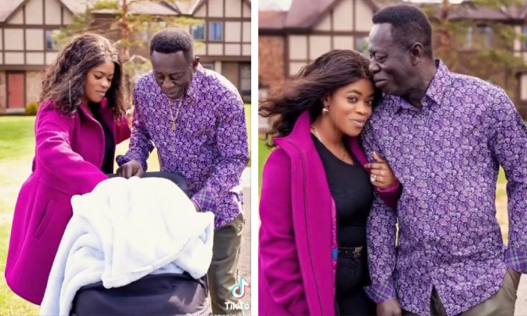 Veteran Actor Abusuapanin Judas And His Wife Welcome Baby Boy In The US