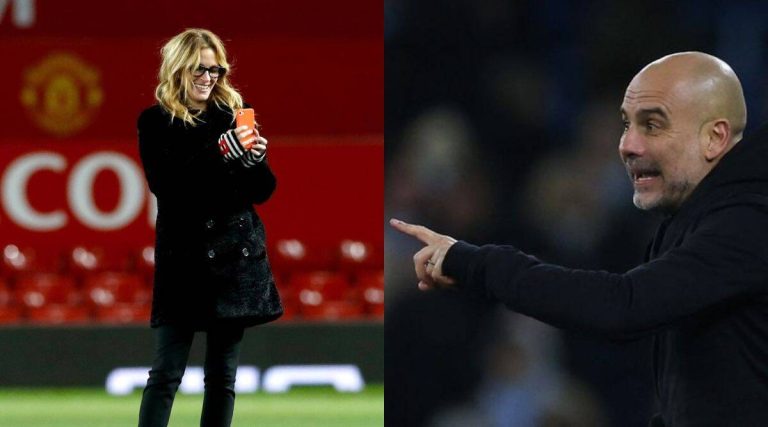 I Was Heartbroken When Julia Roberts Visited Man United Instead Of Us - Pep Guardiola Calls Himself A 'Failure' At Man City