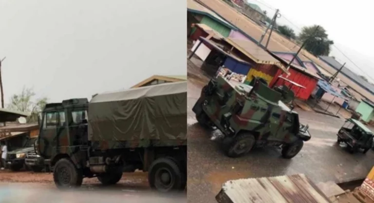 Watch How Military Stormed Ashaiman To Revenge On Civilians Over Slain Young Soldier