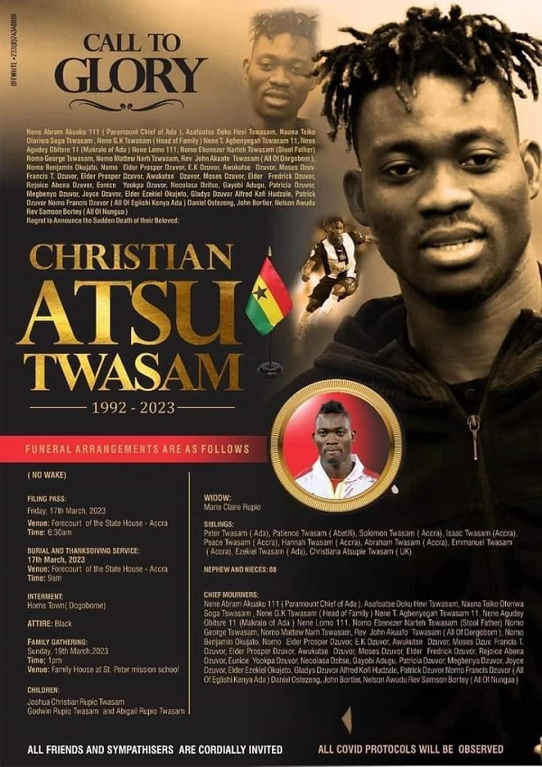 Christian Atsu To Be Buried In His Hometown