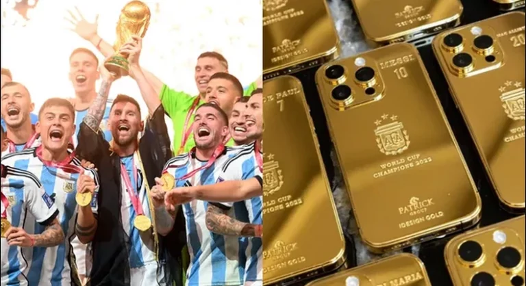 Messi Buys Gold iPhone 14s For Argentina’s Entire World Cup-winning Squad