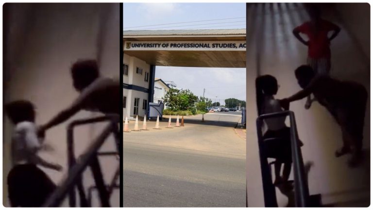 UPSA Student Flogs Colleague Like Her Child In Viral Video