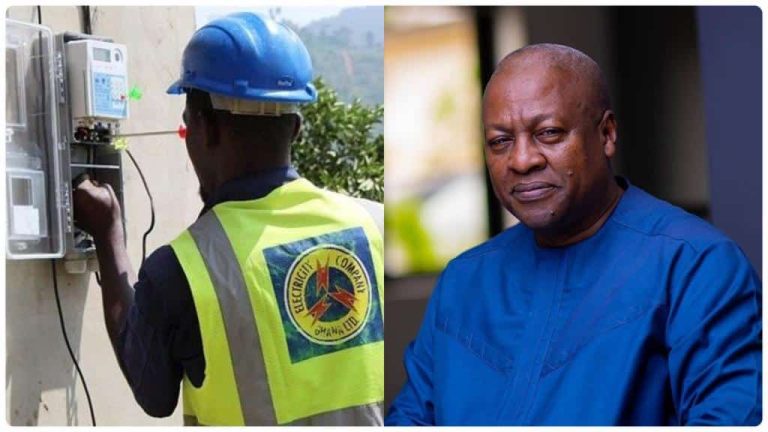 John Mahama Pay His Own Bill From His Pocket - ECG Reveals