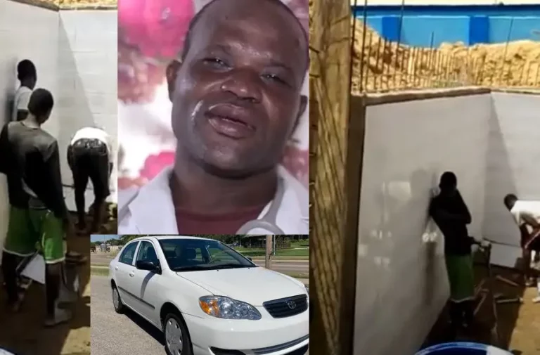 Norbert Atodio: Man Buries Father In A Brand New Toyota Corolla - Video Causes Stir