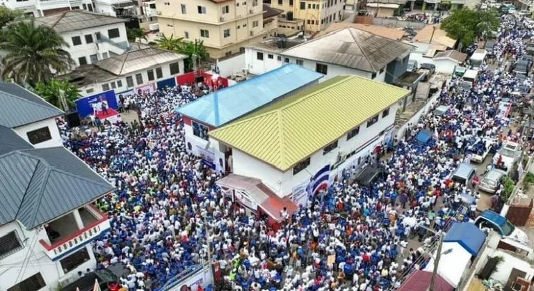 NPP Presidential Primaries: Supporters Mob Dr. Bawumia As He Files Nomination Forms - Video