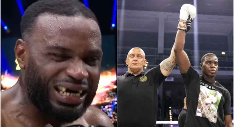 Ghanaian Kickboxer Knocks Out Front Teeth of Congolese Opponent - VIDEO