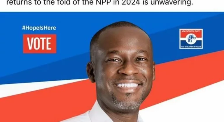 Eugene Arhin announces his candidacy for Awutu Senya West