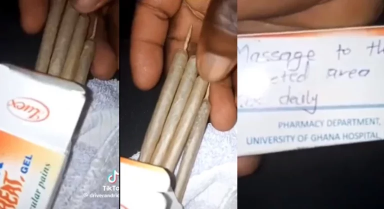 Yango Driver Discovers "Weed" Inside Package With UG Hospital Stamp When Sent On Delivery