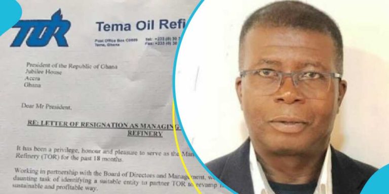 Tema Oil Refinery MD, Jerry Kofi Hinson Steps Down