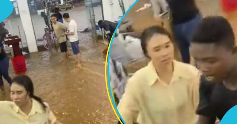 China Mall soaked with flood after heavy downpour - WATCH