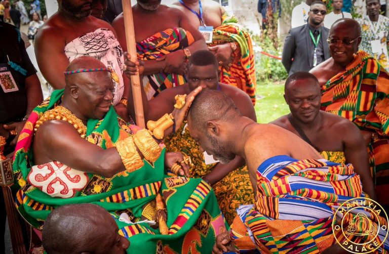 Asantehene Otumfuo Osei Tutu Blesses Napo